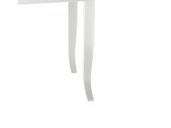 Mesa extensible plegable de madera blanca 90x90 - 180x90 cm - SANTA CROCE Blanco Online