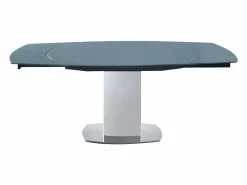 Mesa extensible TALICIA - Cristal templado y metal -^Vente-unique Best