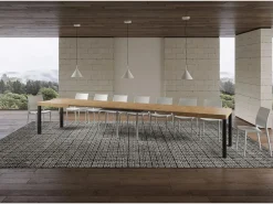 ITAMOBY Mesa extensible 140/400x90 cm Everyday roble natural patas antracita Marru00f3n Sale