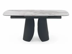 Mesa extensible 180/240x95 con sobre cerámico Gris claro Discount
