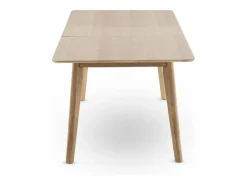 Mesa extensible 160/200x90 patasde hevea con sobre chapado en roble^ Sale