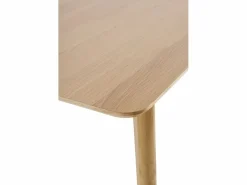 Mesa extensible 160/200x90 patasde hevea con sobre chapado en roble^ Sale
