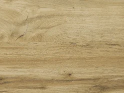 Vente-unique Mesa Extensible|Mesa De Comedor|Mesa extensible y elevable 2 en 1 de MDF y acero - Natural y negro - MORIALA
