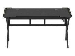 Mesa gamer LED de carbono con soporte para auriculares y bebidas 120x60 Sportbot LED 120 -^ Outlet