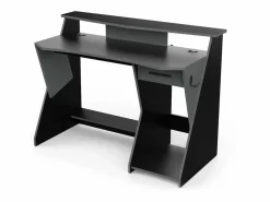 Mesa Gaming Skin Gris/ con Cajón y Gancho para Cascos 90x124x60 cm^ Clearance
