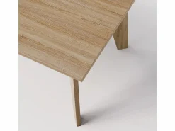 Mesa HOLT 180 x 95 cm para cocina, salón, comedor Roble Sonoma Marru00f3n Sale