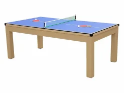 Mesa multijuegos convertible beige, 8-10 personas - Stan^Rendez-Vous Déco New