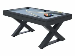 Mesa multi-juegos de madera negra ping-pong y billar TEXAS^Concept-Usine New