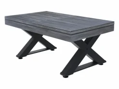 Concept-Usine Billar|Mesa multi-juegos de madera ping-pong y billar TEXAS