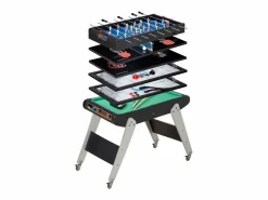 Mesa multijuegos infantil 6 en 1 +7 años 79x120x88 cm^Homcom