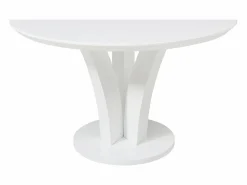 Vente-unique Mesa redonda para 4 personas de MDF - lacado - VIALETA Blanco Sale