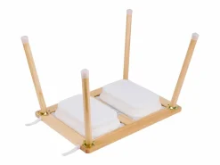 Mesa Sensorial SucceBuy, Juego de Mesa y Silla Sensorial para Niños con 2 Contenedores Color natural claro Hot
