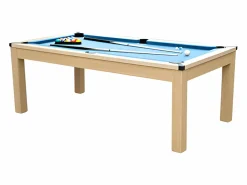 Mesa transformable en billar y ping-pong BALTHAZAR - Azul^Vente-unique Discount