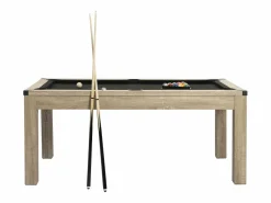 Vente-unique Billar|Mesa transformable en billar y ping-pong, , Ancho 182 x Prof. 102 x Alt. 80 cm, HENK