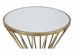 Mesa Alta|Mesa VKH591, Oro, 35x35x70 cm, Kendra Home