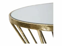 Mesa Alta|Mesa VKH591, Oro, 35x35x70 cm, Kendra Home