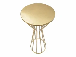 Mesa Alta|Mesa VKH580, Oro, 38x38x100 cm, Kendra Home
