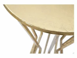 Mesa Alta|Mesa VKH580, Oro, 38x38x100 cm, Kendra Home