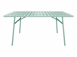 Mesa y sillas de jardín de metal mesa y 8 sillas apilables - MIRMANDE de^MYLIA Outlet