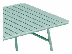 Mesa y sillas de jardín de metal mesa y 8 sillas apilables - MIRMANDE de^MYLIA Outlet