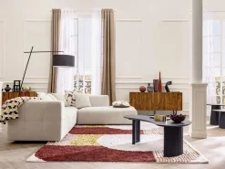 Vente-unique Mesa De Centro|Mesas de centro apilables chapado en roble - - PIARI