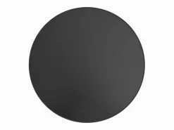 Clicnbuy Mesita de centro MDF negra Ø35 cm Negro Outlet