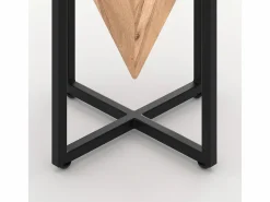 Mesita de madera de acacia y metal - Shanghai^Rendez-Vous Déco Discount