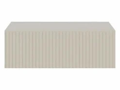 SELSEY Mesita de noche - 50 cm - suspendida - gris-beige - VELDIO Topo Clearance