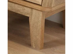 Calicosy Mesita de Noche 1 Cajón con Frente de Ratán y 1 Nicho L39 cm - PALMO Beige Sale