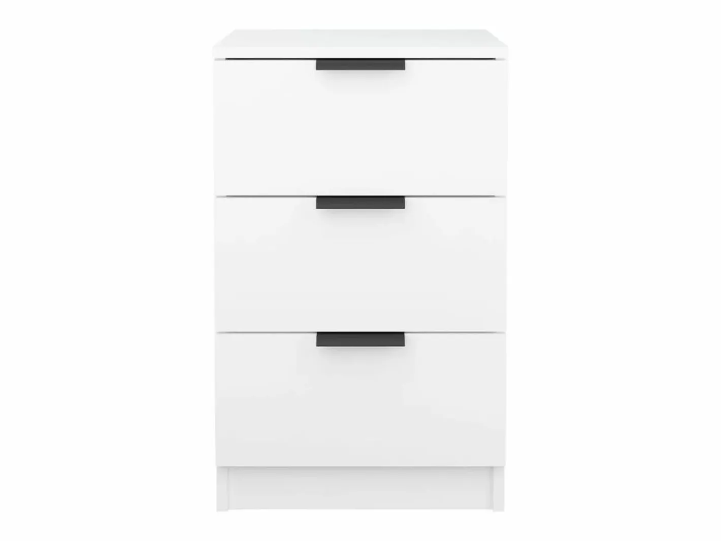 Clicnbuy Mesita de noche blanca 40x36x65 cm Blanco New