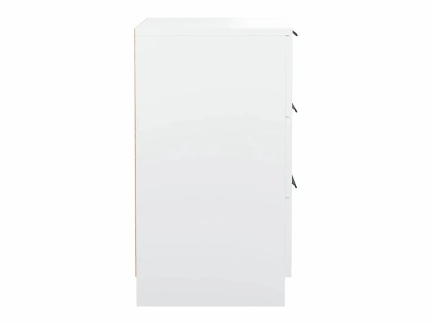 Clicnbuy Mesita de noche blanca 40x36x65 cm Blanco New