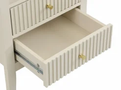 Vente-unique Mesita De Noche|Mesita de noche con 2 cajones y 1 estante en MDF - NIRIVA