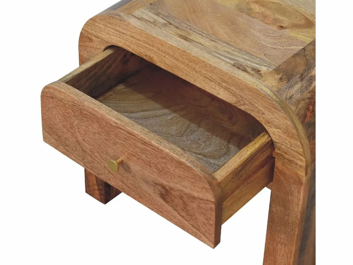 Mesita De Noche|Mesita de noche Darcy de Artisan Furniture, 1 cajón, marrón claro