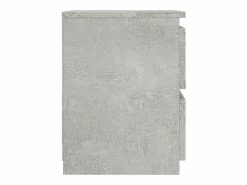 Clicnbuy Mesita De Noche|Mesita de noche de aglomerado hormigón 30x30x40 cm