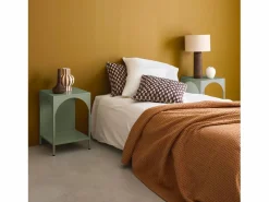Sweeek Muebles Niño|Mesita de noche industrial de metal, set de 2