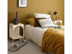Sweeek Muebles Niño|Mesita de noche industrial de metal, set de 2