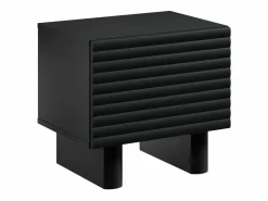 Vente-unique Mesita De Noche|Mesita de noche, juego de 2 con 1 puerta en MDF - LUDIMA
