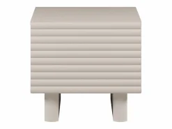 Vente-unique Mesita de noche, juego de 2 con 1 puerta en MDF - LUDIMA Beige Discount