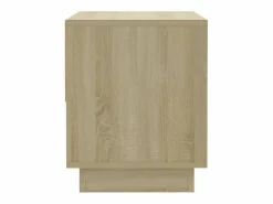 Mesita de noche madera contrachapada roble Sonoma 45x34x44 cm^Clicnbuy