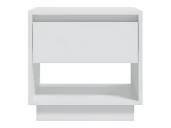 Clicnbuy Mesita de noche madera contrachapada 45x34x44 cm Blanco Online