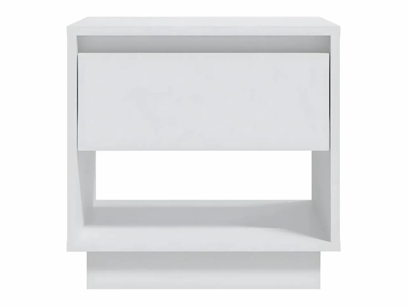Clicnbuy Mesita de noche madera contrachapada 45x34x44 cm Blanco Online