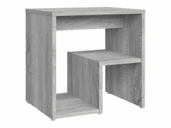 Clicnbuy Mesita de noche madera contrachapada Sonoma 40x30x40 cm Gris Sale