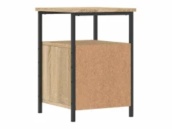 Clicnbuy Mesita De Noche|Mesita de noche madera de ingeniería roble Sonoma 34x35,5x50 cm
