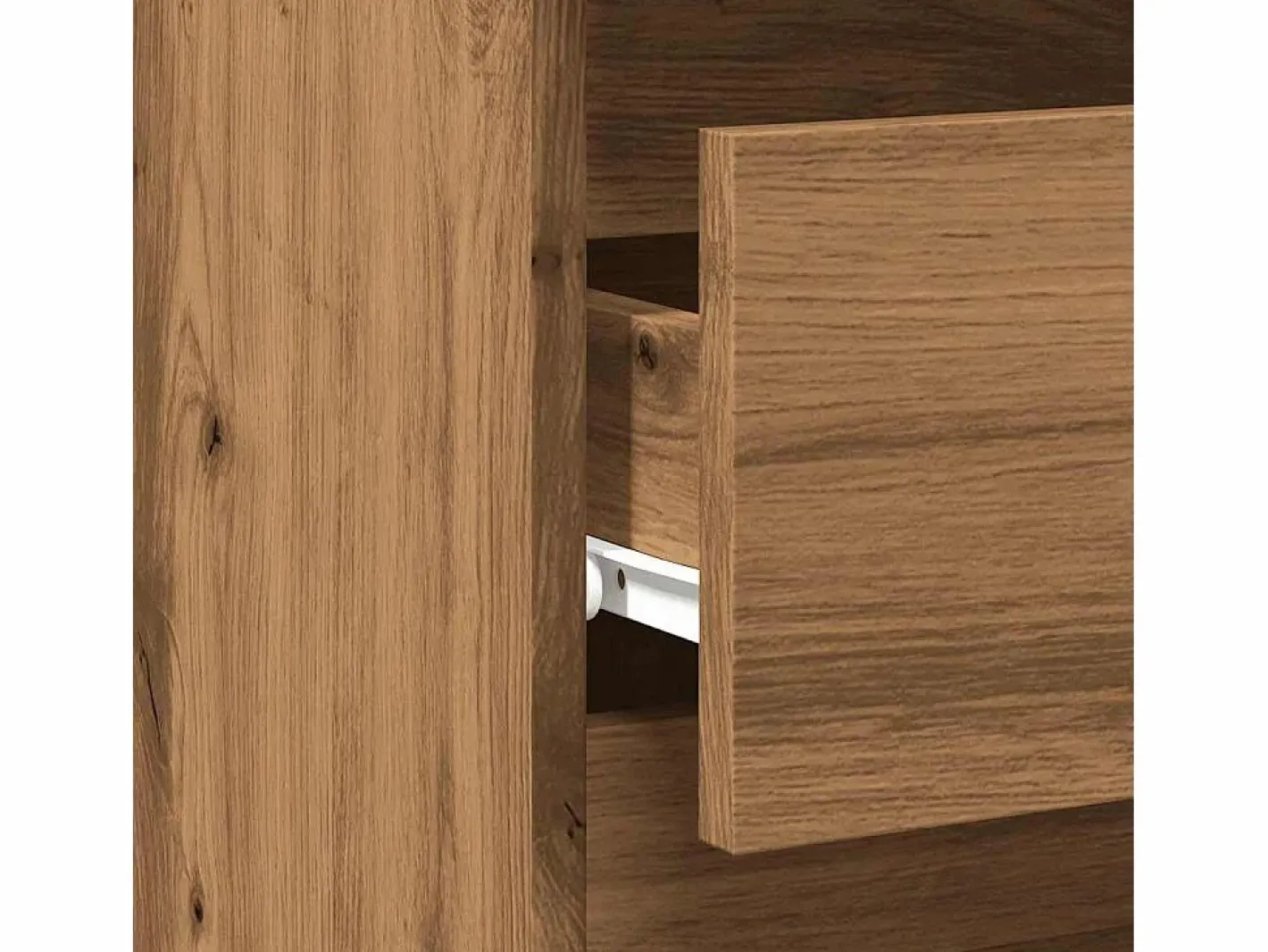 Mesita de noche madera de ingeniería roble artisan 40x35x62,5cm^Clicnbuy Online