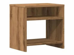 Clicnbuy Mesita De Noche|Mesita de noche madera de ingeniería roble artisian 40x30x40 cm