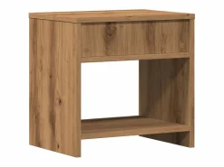 Clicnbuy Mesita De Noche|Mesita de noche madera de ingeniería roble artisian 40x30x40 cm