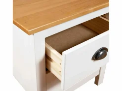 vidaxl Mesita De Noche|Mesitas de noche 2 uds Hill madera maciza de pino 46x35x49,5 cm