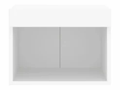 Mesitas de noche de pared con luces LED 2 unidades^Clicnbuy Outlet