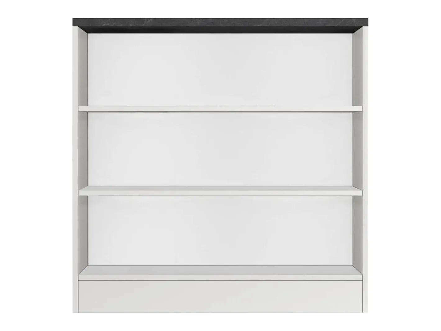 Meuble estantería de cocina Sole con 3 estantes brillo y report 90x90x25 cm^ Clearance