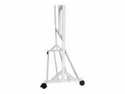 Burro Para Ropa|Meyvaser - Vestidor portatil, Perchero portátil con ruedas de 180x100x35 Cm y 6 Ganchos en madera color .